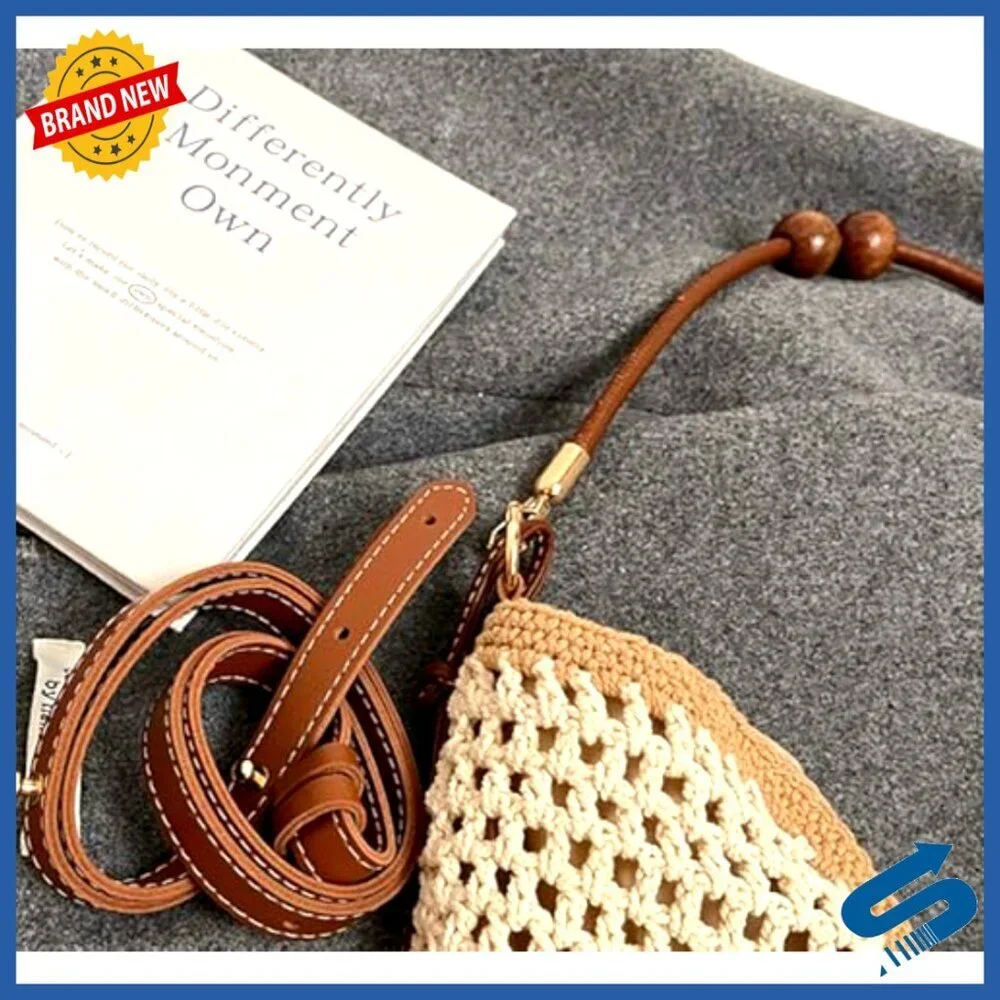 Straw Hobo Bag Vintage Boho Shoulder Tote Crossbody Purse Travel Beach